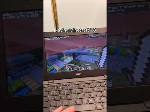 Minecraft has to be the best chromebook game #tech #gaming #pcgaming