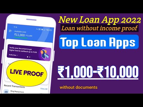 🔥With Proof- Top 4 New Loan App 2022 without income proof | Without documents Loan Fast Approval App