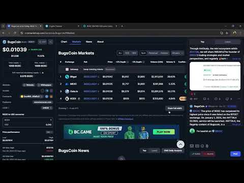 Is BugsCoin (BGSC) Token Legit or Scam ??