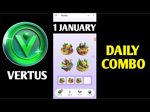 Vertus Combo Cards Today 2 January | Vertus Daily Combo | Vertus Combo Cards | Vertus Combo