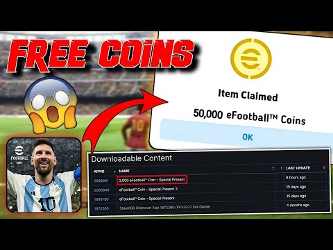 How to get free coins in efootball 2024 || free coins efootball 2024 || #efootball2024 #freecoins