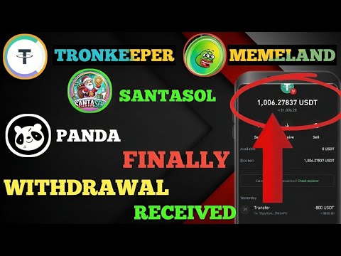 Tronkeeper New Update | Memeland New Update | SantaSOL New Update | Panda New Update |Airdrop Update