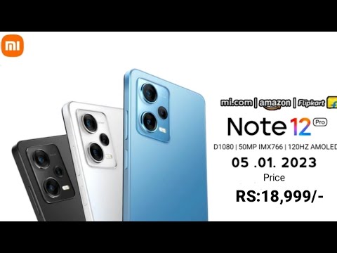 Redmi Note 12 Pro 5G Price in india | Official Specifications, Features, Redmi Note 12 Pro5G Series