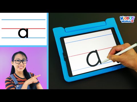 Teaching Kids How to Write Lowercase Letters of the Alphabet - Learn Small Letters A-Z Handwriting