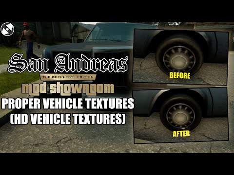 San Andreas Definitive Edition Mod Showroom #5 - Proper Vehicle Textures (HD Vehicle Textures)