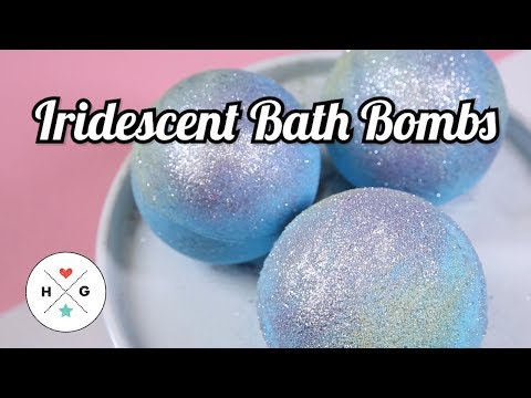 Iridescent Bath Bombs | HG Craft | HelloGiggles