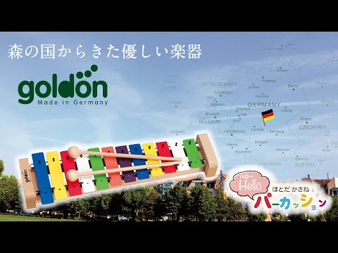 ファミリーカラーメタロフォン（カラフルな色合いは子どもの好奇心をかきたてます）【goldon（ゴールドン）】（ちょうちょうを弾いてみよう）