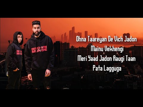 Dil Tera Jadon Tuttuga Taan Pata Lagguga "Excuses" (Lyrics) • AP Dhillon, Gurinder Gill • Intense