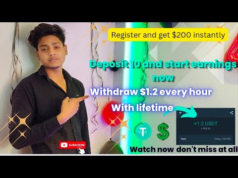 💥Register and get a 💥1USDT💥 in💥 1💥 minute If you don't believe me watch full video with proof💯