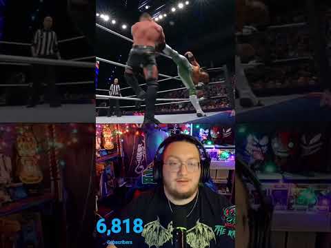 Buddy launched OSPREAY!! #wrestling #AEW #reaction #shorts