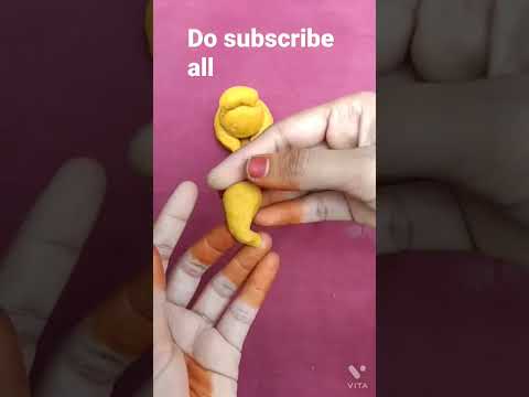 turmeric ganesha making 🥳🥳🙏🙏# ganesh making at home#shorts#viral #videos