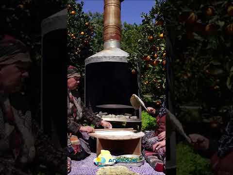 Traditional Turkish Gözleme - by @country_life_vlog #shorts