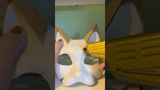 #shortsfeed#furry#subscribe #therian#artsandcrafts #gear#mask#tails#theriangear  #gluegun#cardboard