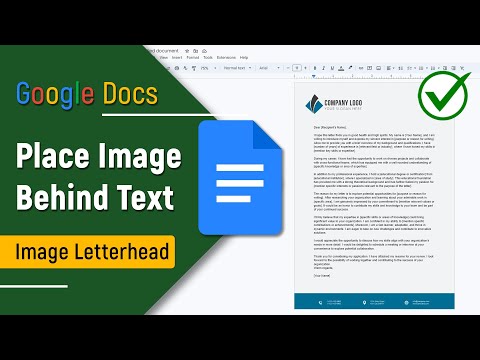 ✅ How to Insert Image Letterhead in Google Docs | 2025