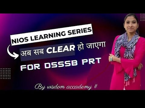 NIOS Learning Series Course 504 Chapter 6 | DSSSB Vacancy 2024 | 2D and 3D shapes |