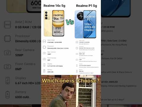 Realme 14x 5g vs Realme p1 5g review 👍 realme p1 5g price #vairalshort #trendingshorts #realme14x5g