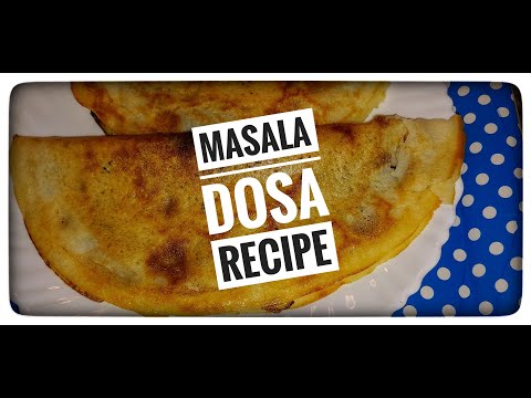 Masala Dosa Recipe | Gits Instant Dosa Mix | Readymade Dosa Powder | Spicy Indian Pancake | Anees