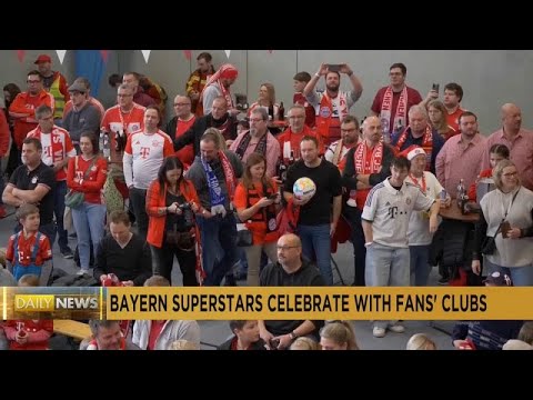 Bayern Munich stars share Christmas joy with their biggest fans