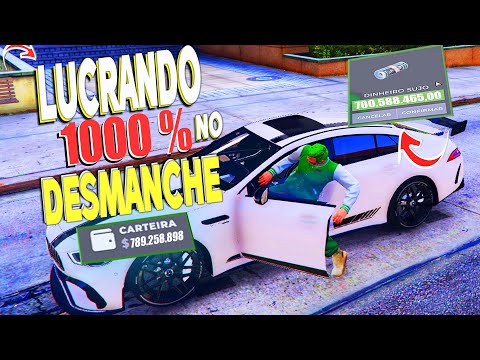 PEGANDO SET NO DESMANCHE E LUCRANDO MUITO NESSA FACÇAO ELES VIERAM COM TUDO GTA RP