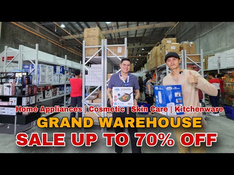 GRAND WAREHOUSE SALE UP TO 70% OFF, Home Appliances, Kitchenwares, Cosmetics, Skin Care