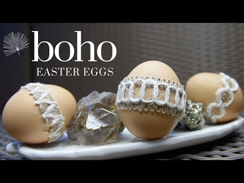 2020 Boho Easter Eggs Craft Projects (*EASY*)