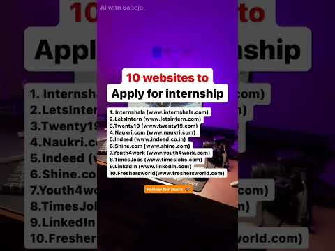 Part - 1  Btech student's Important news Internships #websites #btechstudents #internships