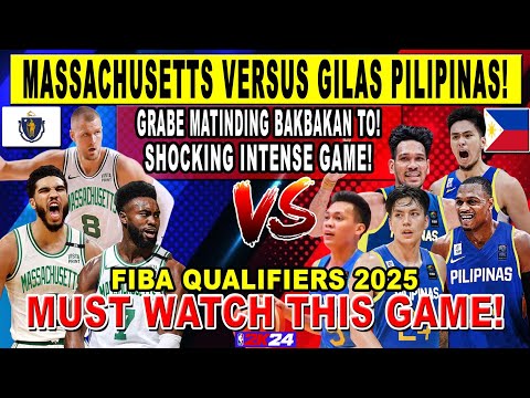 GILAS PILIPINAS vs MASSACHUSSETTS - Grabe Pinas Solid ang Laro! FIBA Qualifiers 2025 - 2k24