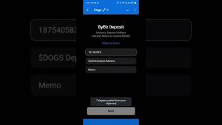 how to withdraw dogs from tg to bybit  #crypto #bybit #airdropmining all free airdrops in my tg bio