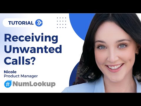 I am receiving unwanted calls, what should I do? #numlookup