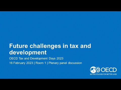 OECD Tax and Development Days 2023 (Day 2): Plenary panel discussion