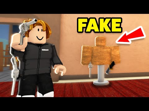 Trolling in MM2 as a FAKE DUMMY