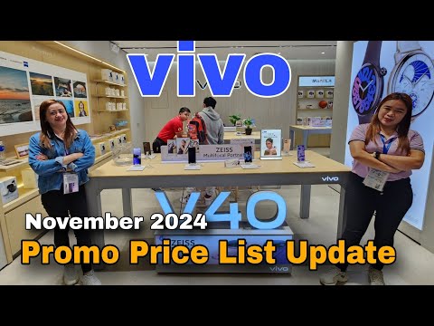 Vivo Promo Price List Update November 2024 | Vivo V40 5G | Vivo V40 Lite | Vivo Y Series