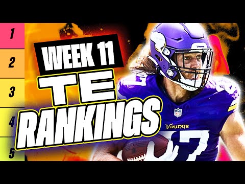 🔥 NEW Top 15 TE RANKINGS for Week 11 Fantasy Football 🚀 | Fantasy Football Rankings