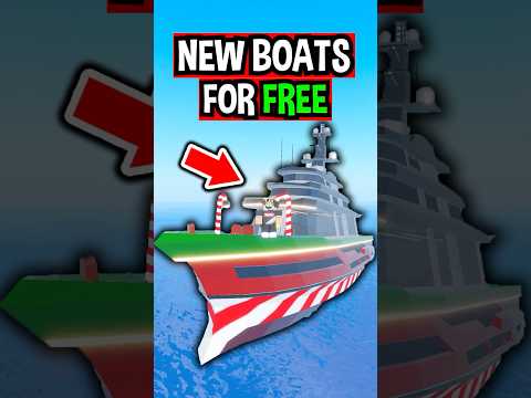 New FREE BOATS in Roblox Fisch..