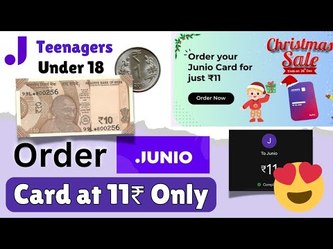 Junio Card At 11 Rs For Teenagers | How To Order Junio Card  in 11₹ For Under 18 | Offer Limited 🤯