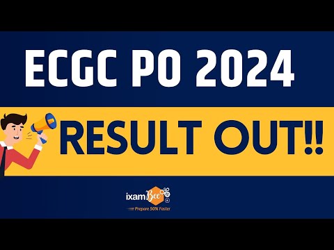 ECGC PO Result Out Now! | Check Your Result Now! | ECGC PO 2024 | By Ashwini Sir