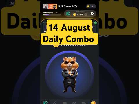 Hamster Kombat Daily Combo 14 August #hamsterkombat #dailycombo