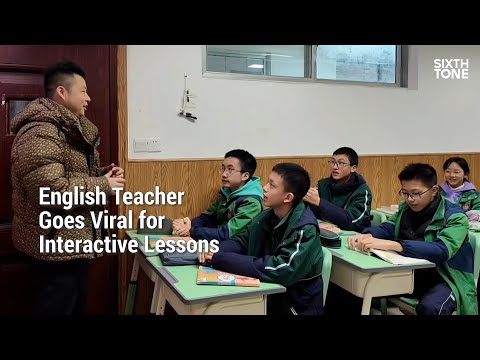 English Teacher Goes Viral for Interactive Lessons