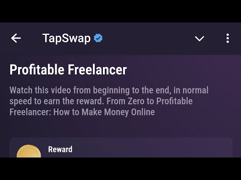 Profitable Freelancer | TapSwap Code | From Zero to Profitable Freelancer: How to Make Money Online