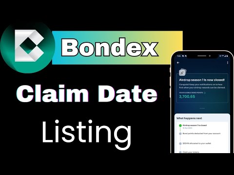 Bondex Claiming and listing Date | crypto Airdrop