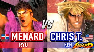 SF6 🔥 MENARD (Ryu) vs CHRIS TATARIAN (Ken) 🔥 Street Fighter 6 High Level Gameplay