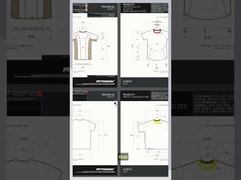 From Sketch to Product: The Tech Behind Fashion Templates #shorts