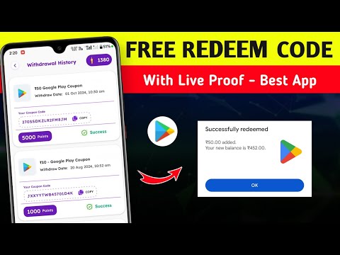 Best Redeem Code App | Free Redeem Code | Free Redeem Code App | Google Play Redeem Code App