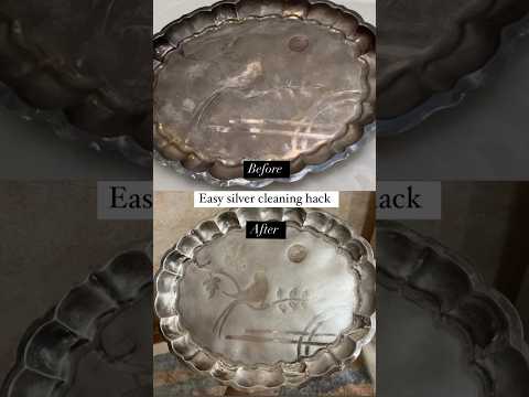 Easy Silver Cleaning Hack#Jewelry shop hack#Simple