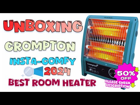 Crompton Insta Comfy Room Heater || #crompton #roomheater #cromptonroomheater #800w