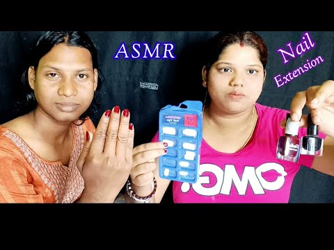 ASMR~ Doing My Elder Brother Transformation Nail Extension (Tingle's) @asmrsangi7044  💅 ❤️