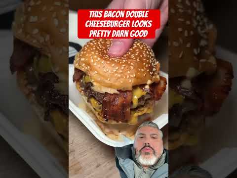 This bacon double cheeseburger looks pretty darn good