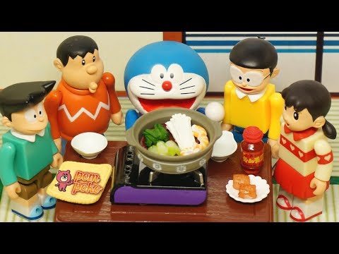 ドラえもんと作ろう！みんなで美味しいキムチ鍋♪ / 【Doraemon】 kimchi hot pot with everyone