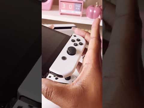 Aesthetic ASMR Nintendo Switch OLED Unboxing #shorts #cozygaming #nintendoswitch