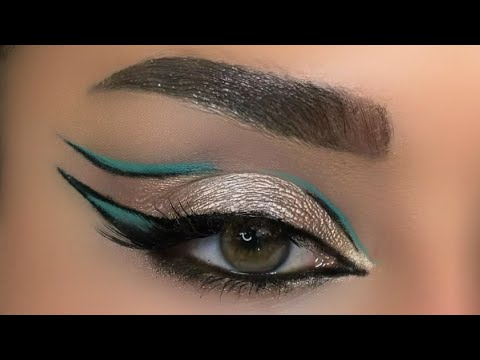 How To: Siren Eyes Makeup Tutorial| Green Eye Makeup Look #sireneyes